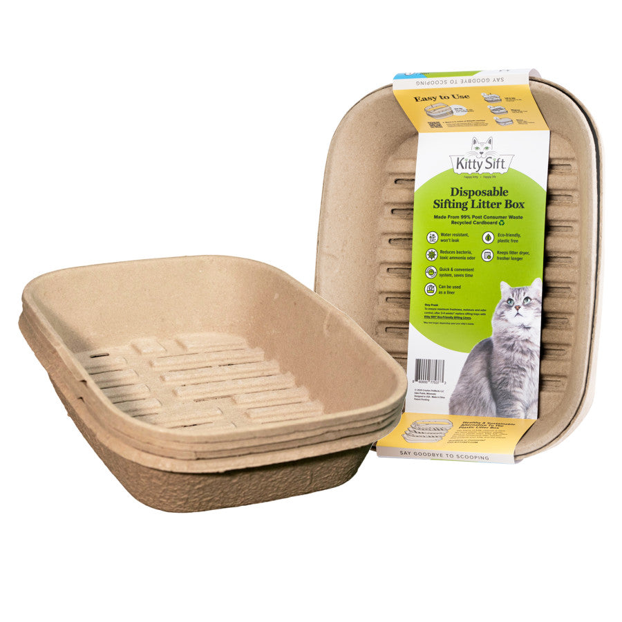 SmartyKat Kitty Sift Disposable Sifter Cat Litter Box
