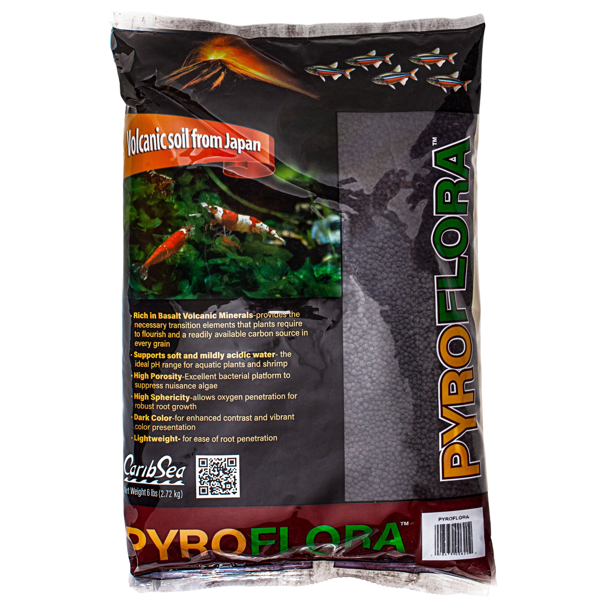 CaribSea Carib Sea PyroFlora Volcanic Substrate for Plants and Shrimp