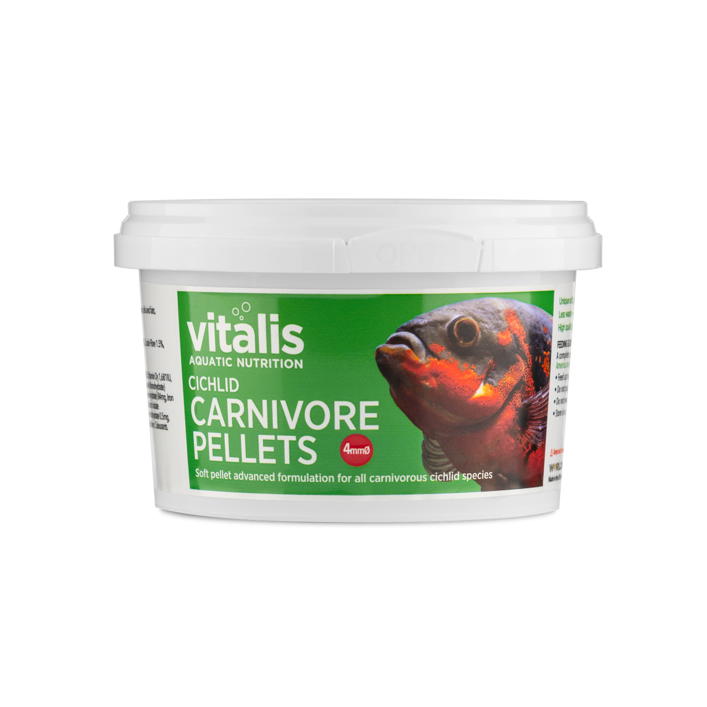Fritz Vitalis Cichlid Carnivore Pellets 4mm 160 gm