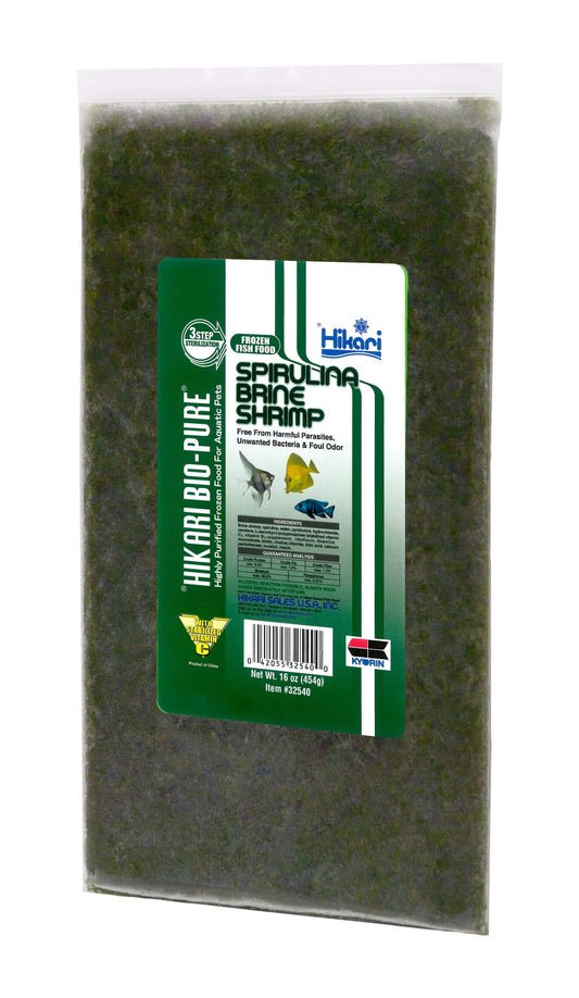 Bio-Pure Spirulina Brine Shrimp 16oz (Flat Pack)