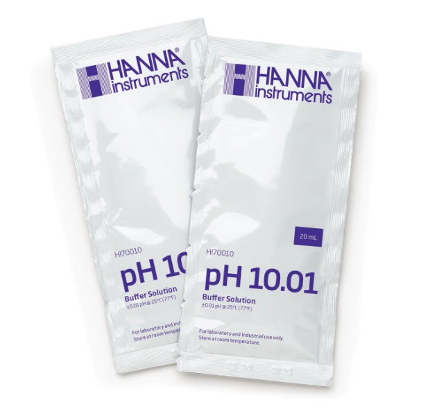 Hanna pH 10.01 Calibration Buffer Sachets (25 x 20 mL)