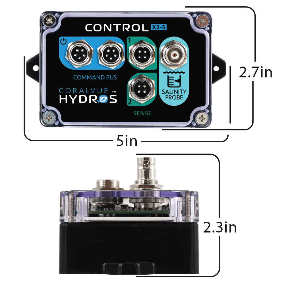CoralVue Hydros Control X3S Salinity (Controller Only)