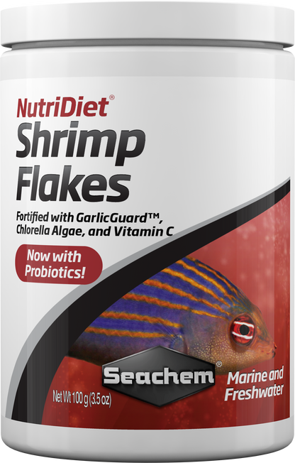 Seachem Laboratories Seachem NutriDiet Shrimp Flakes w/Probiotics