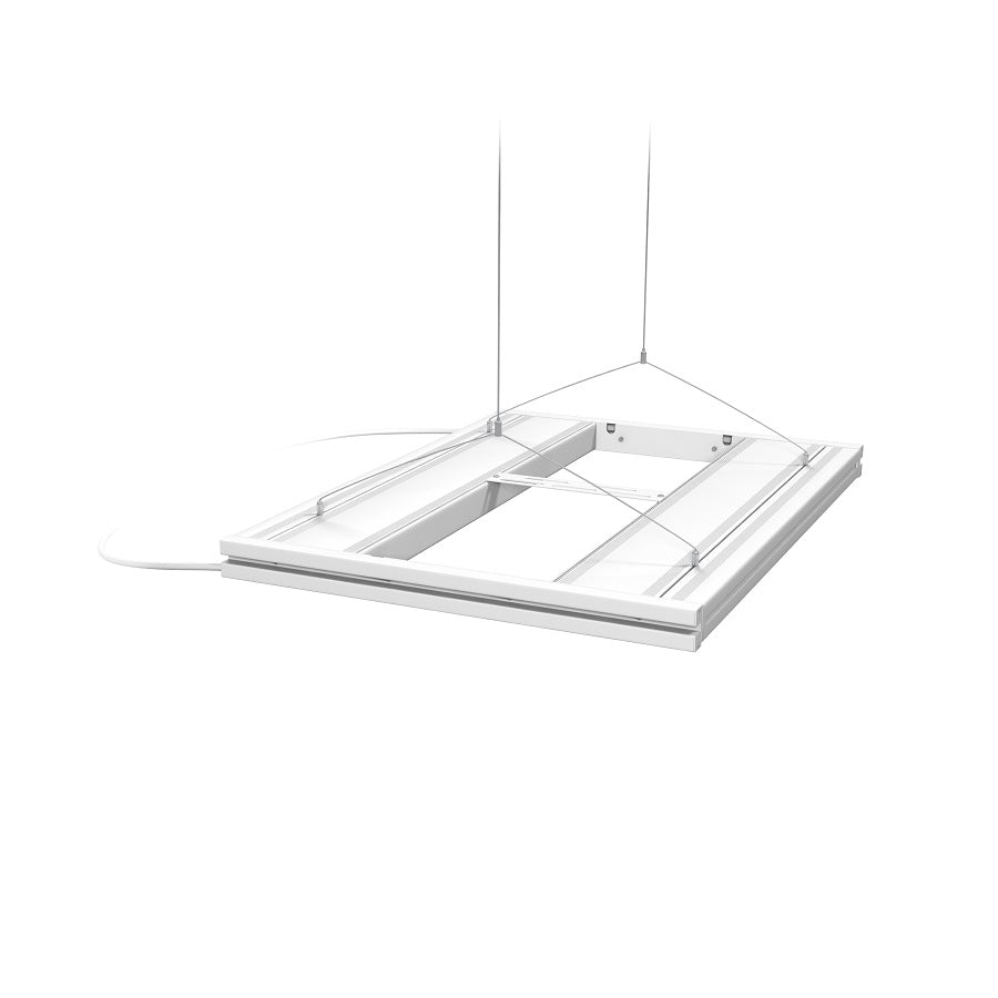 24" T5HO Hybrid 4 Lamp White (No Lamps)