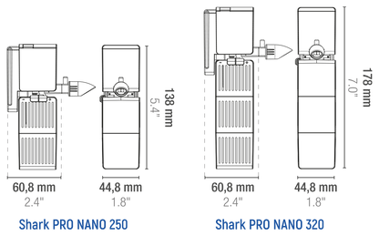 Sicce Shark Nano 320 Internal Filter