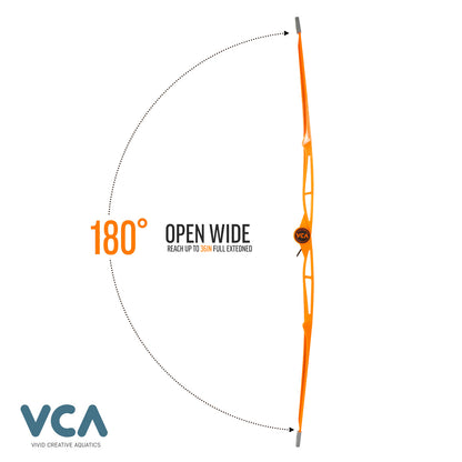 VCA 19in Never-Rust Tweezers - Sunset Orange