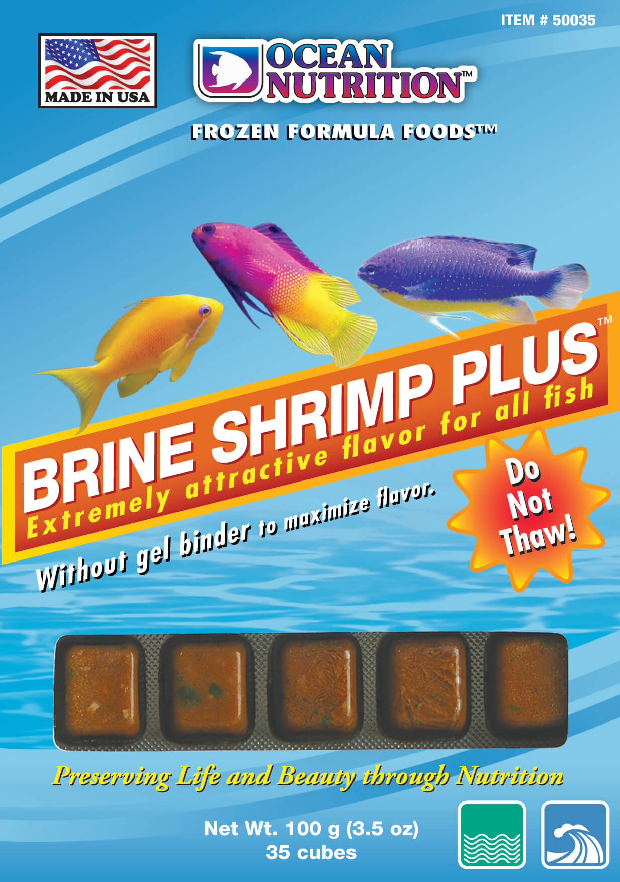 Brine Shrimp Plus Cube (Frozen) 3.5oz