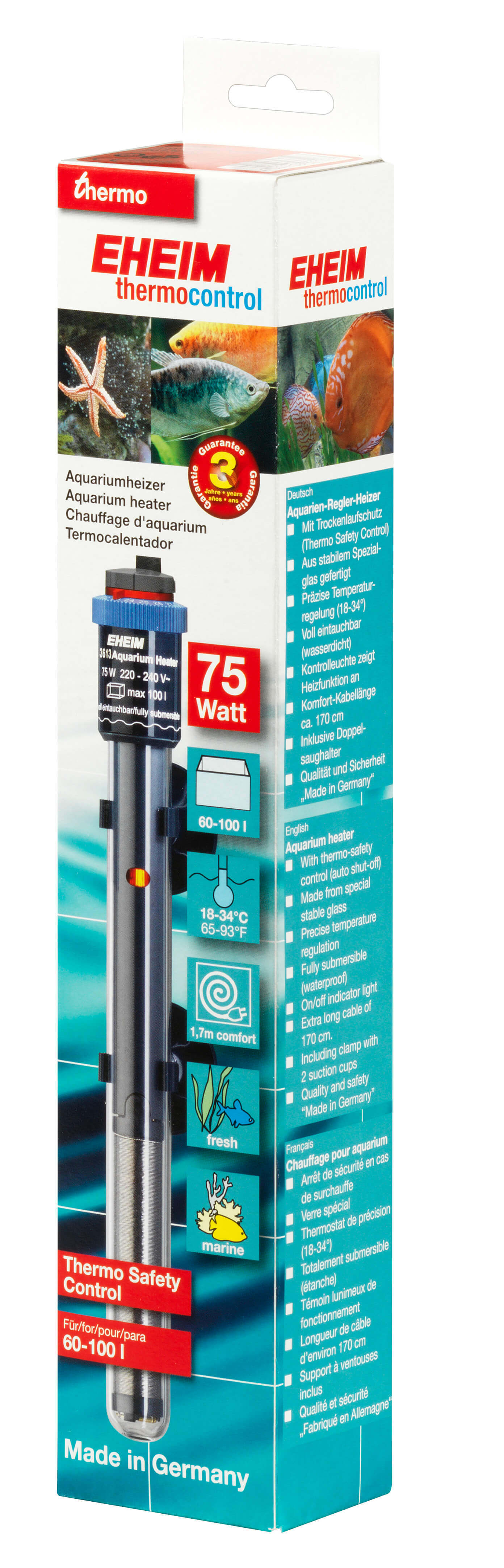 Jager 75W Submersible Heater