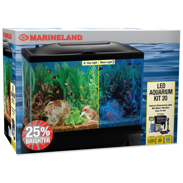 Marineland BIO-Wheel LED Aquarium Kit 20