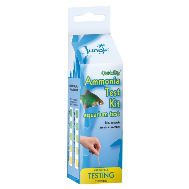 Jungle Test Strips Quick Dip Ammonia, 25 pk