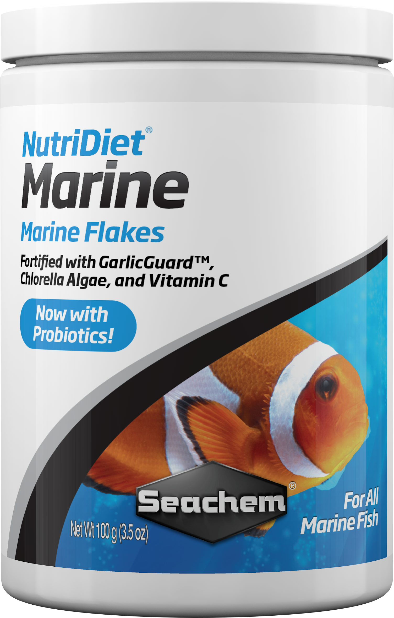 Seachem Laboratories Seachem NutriDiet Marine Flakes w/Probiotics