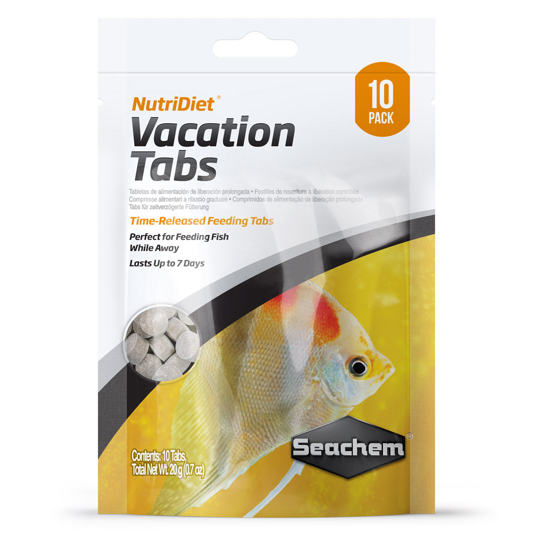 Seachem Laboratories Seachem NutriDiet Vacation Tabs 10 pk