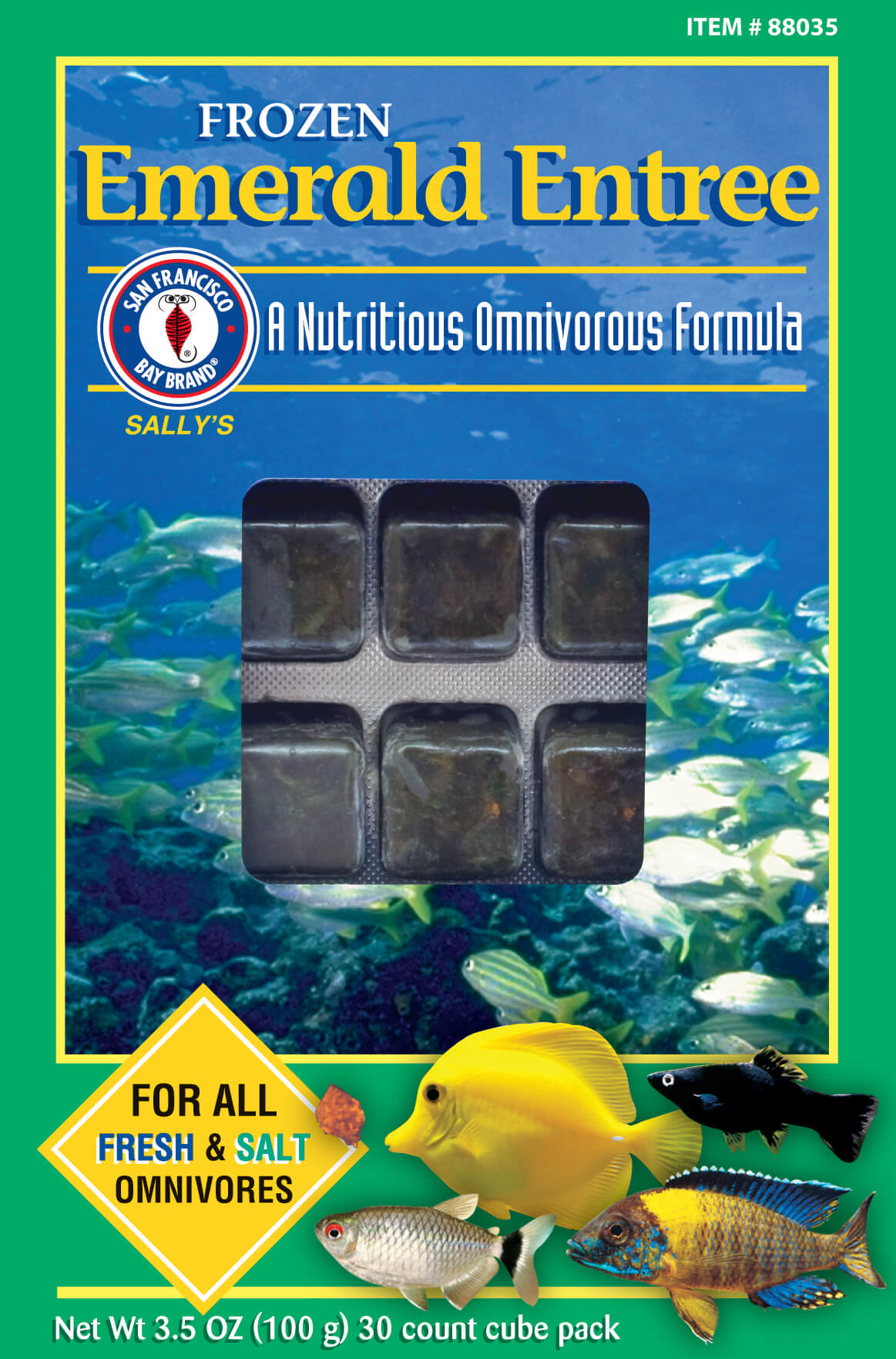 Emerald Entree Cube 3.5oz (Frozen)