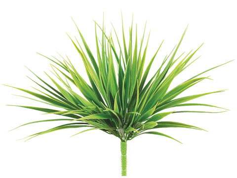 12" Vanilla Grass Bush Green/Two Tone