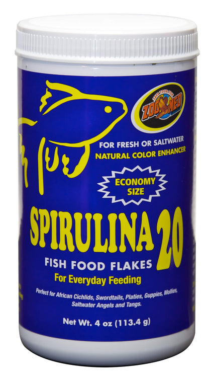 Zoo-Med Spirulina 20 Flakes