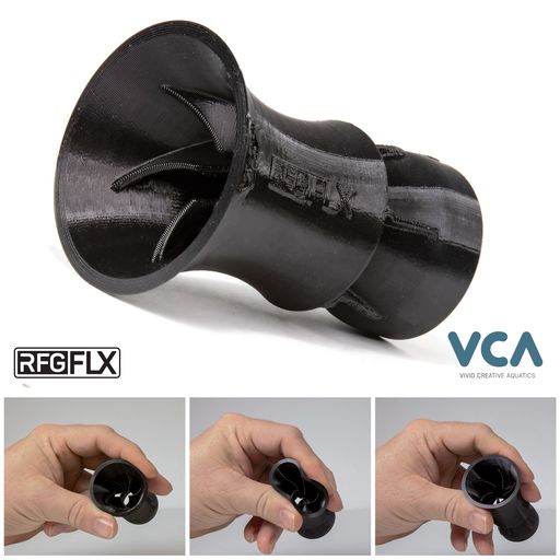 VCA 1in RFG Nozzle w/Fitting - Flex Series
