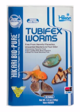 Bio-Pure Tubifex Worms 3.5oz (32 Cubes)