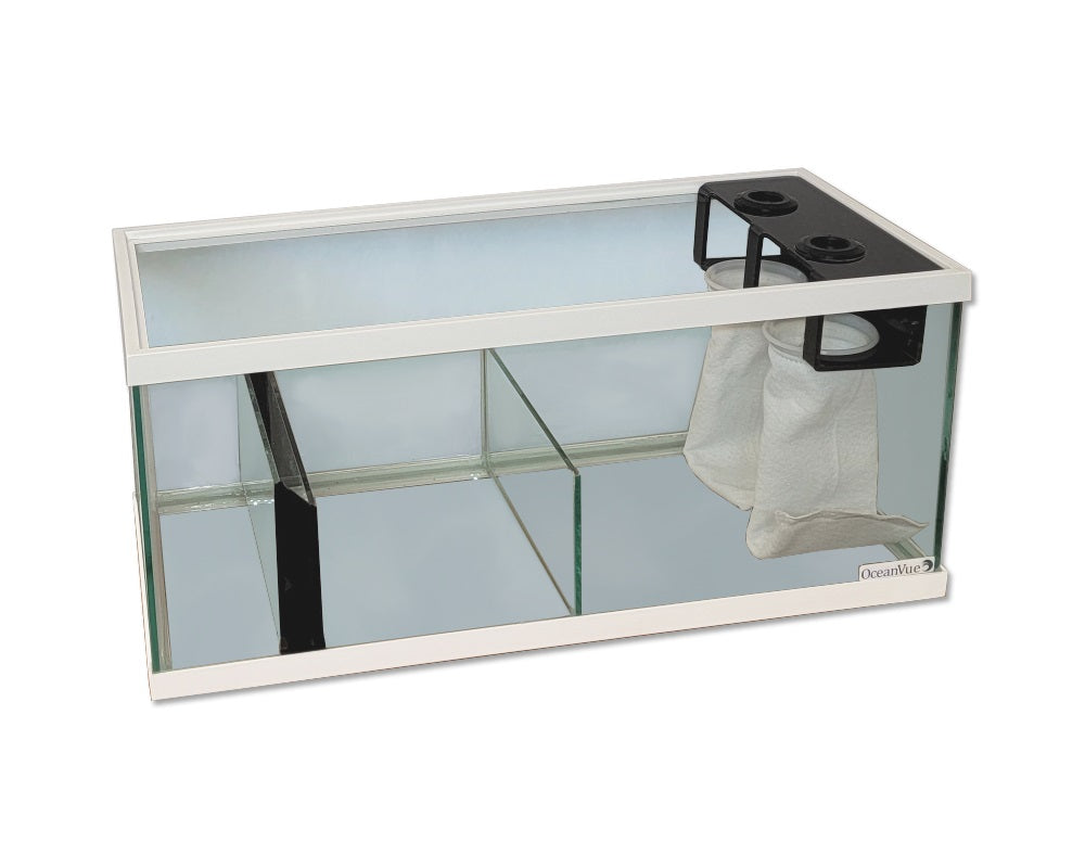 OceanVue ECO 30" Glass Sump - White