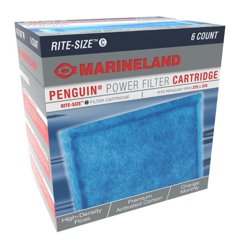 Marineland Penguin Rite-Size Cartridge C 6 pk