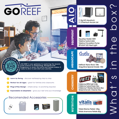 Tideline Go Reef 11.3 Aquarium System