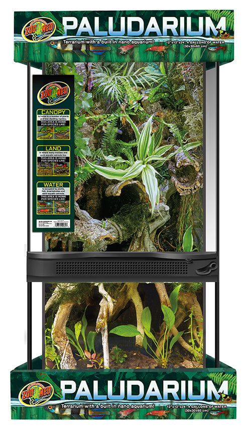 Zoo-Med Paludarium (12"x12"x24", 4 gal)