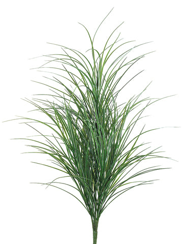 32" Grass Bush Green/White