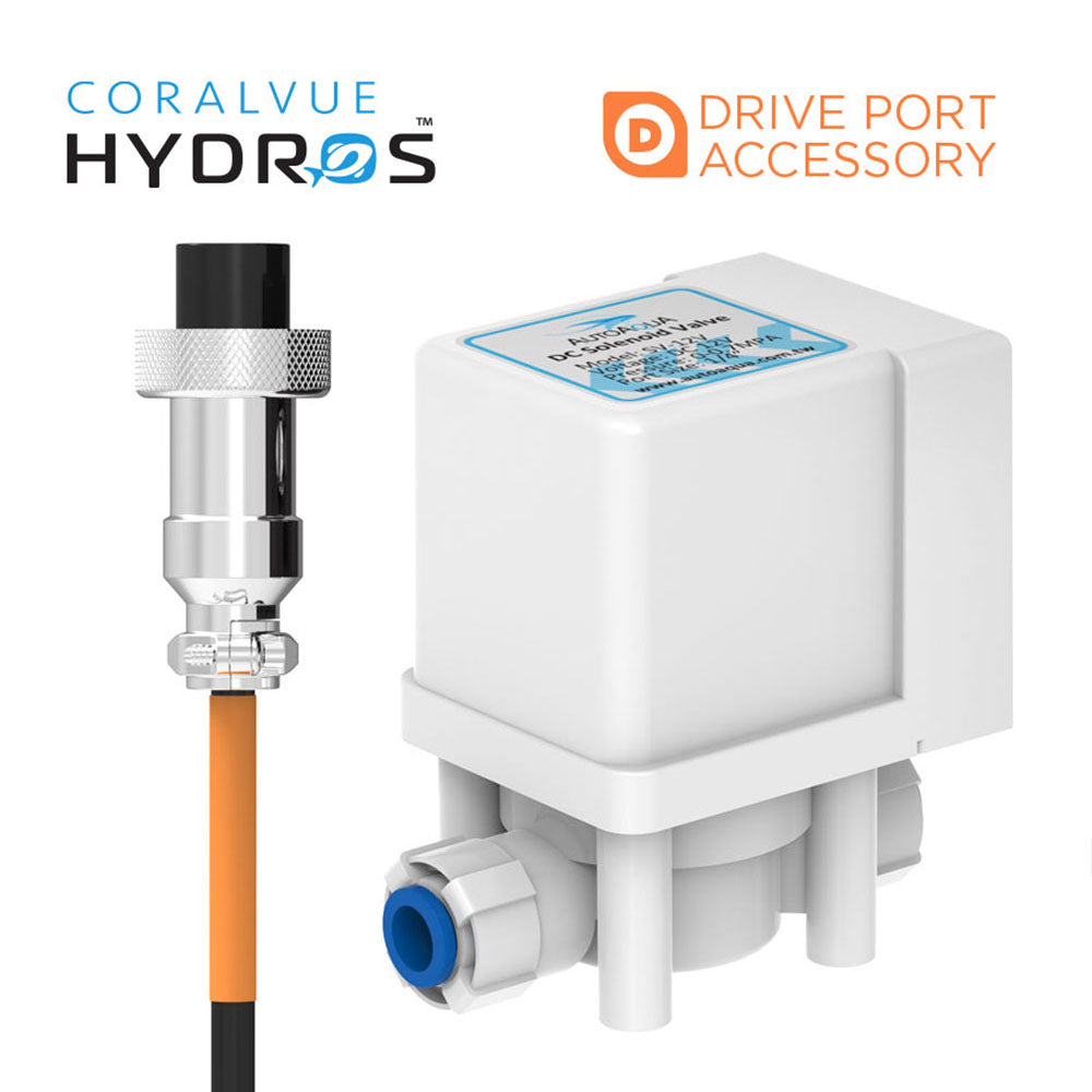 CoralVue Hydros DC Solenoid Water Valve