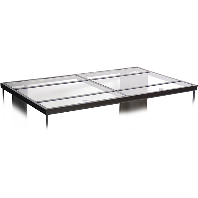Marineland Glass Canopy Hinged 48" x 24"