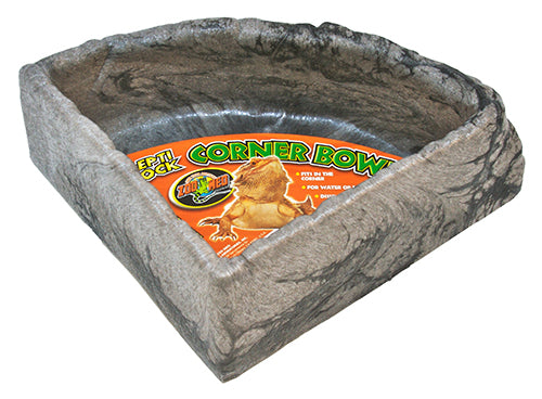 Zoo Med Large Repti Rock Corner Bowl
