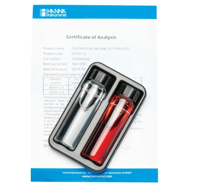 Copper High Range Checker Calibration Check Set