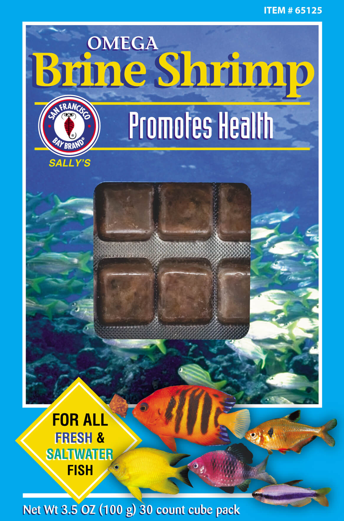 Omega-3 Brine Shrimp 3.5oz (Frozen)