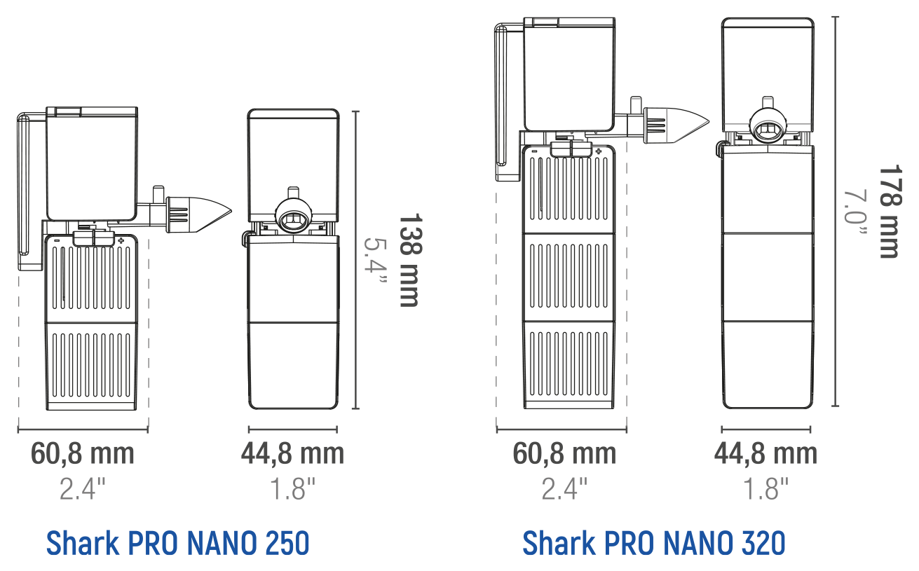 Sicce Sicce Shark Nano 320 Internal Filter