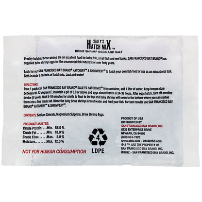 San Francisco Bay Brineshrimp Egg Hatch Mix - 3pk