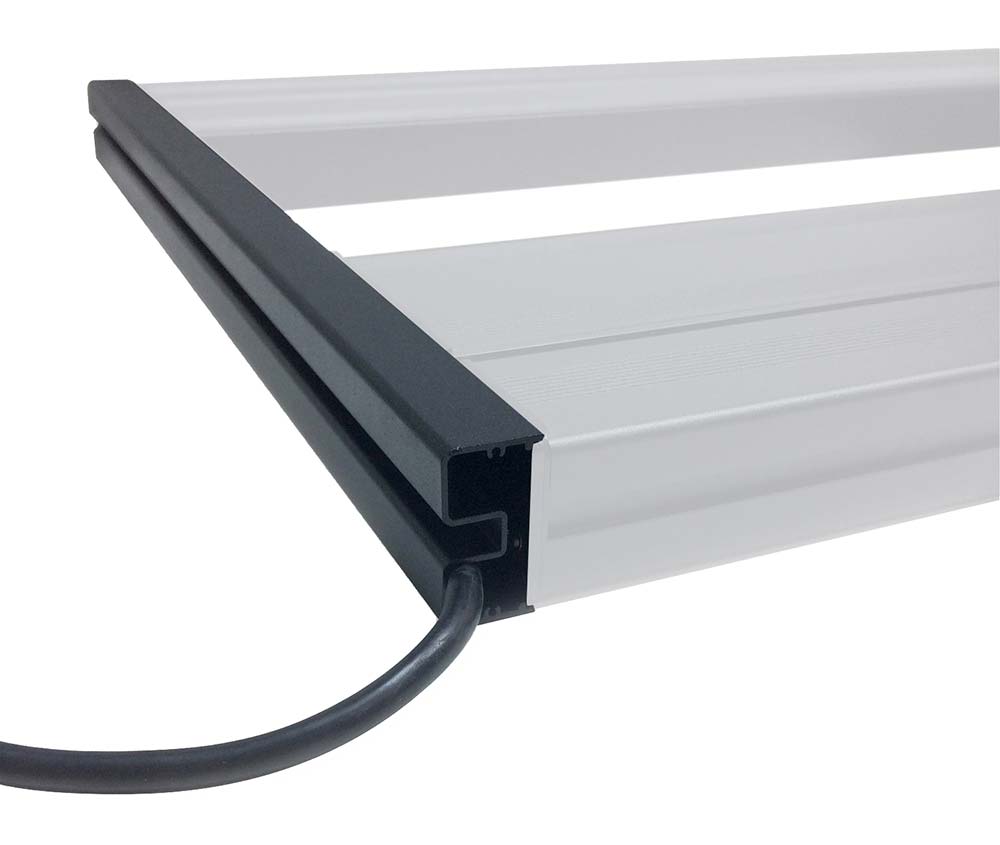 AquaticLife 18" Hybrid Decor Endcap & Endplate Black
