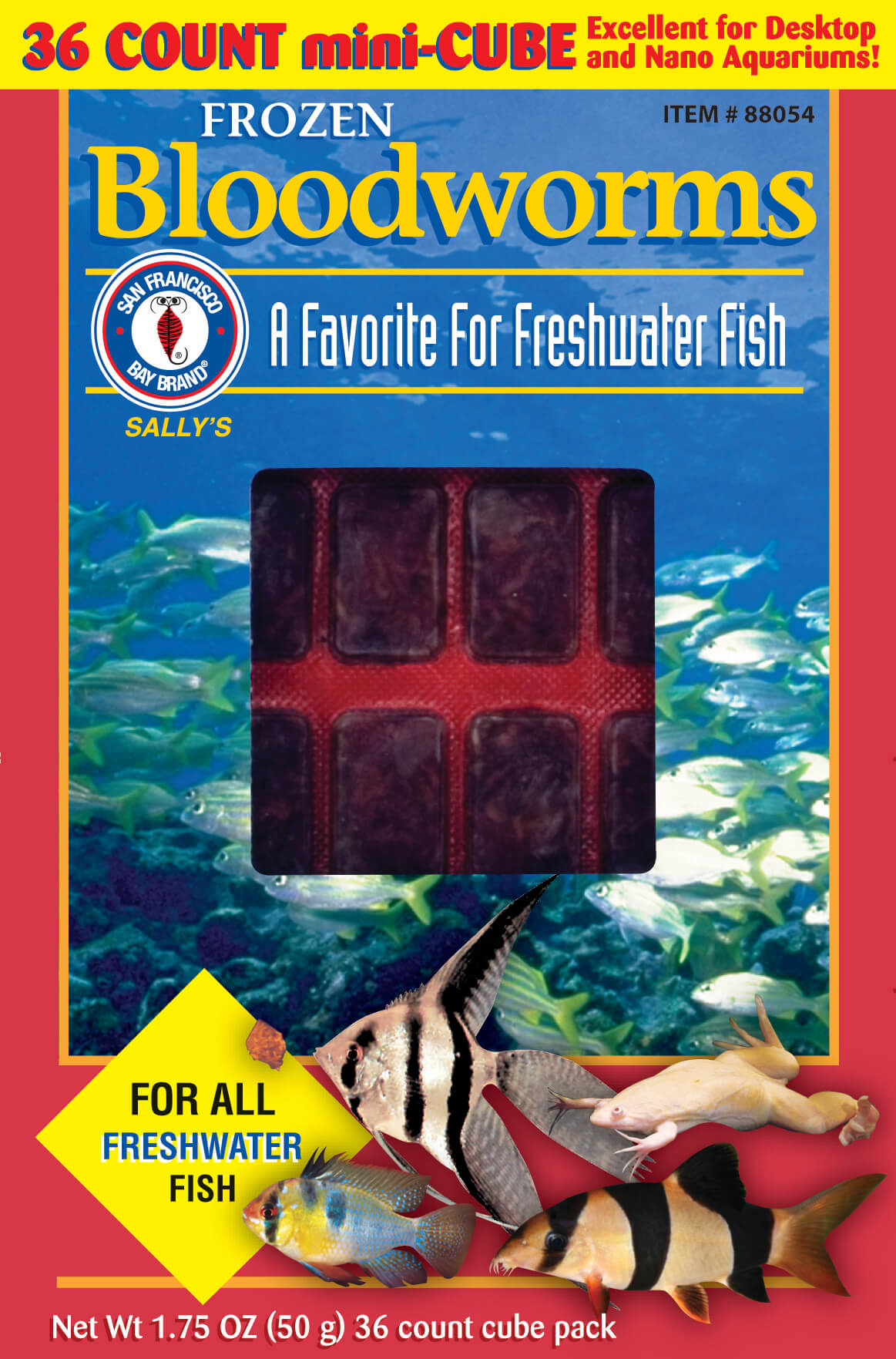 Bloodworm Cube 1.75oz (Frozen)