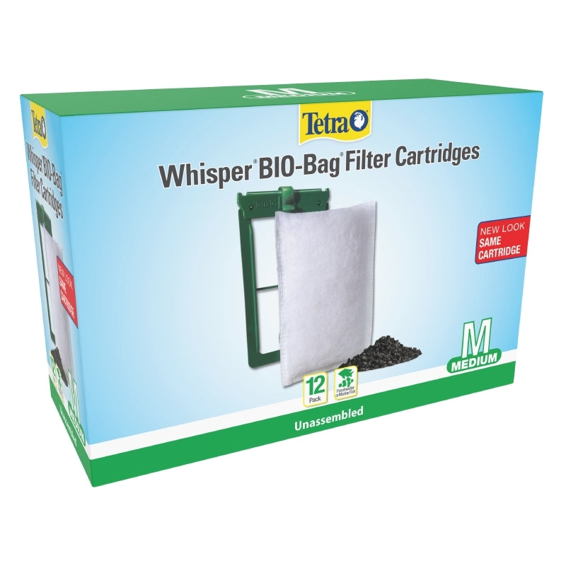 Tetra Whisper Md 12pk Bio-Bag Filter Cartridge