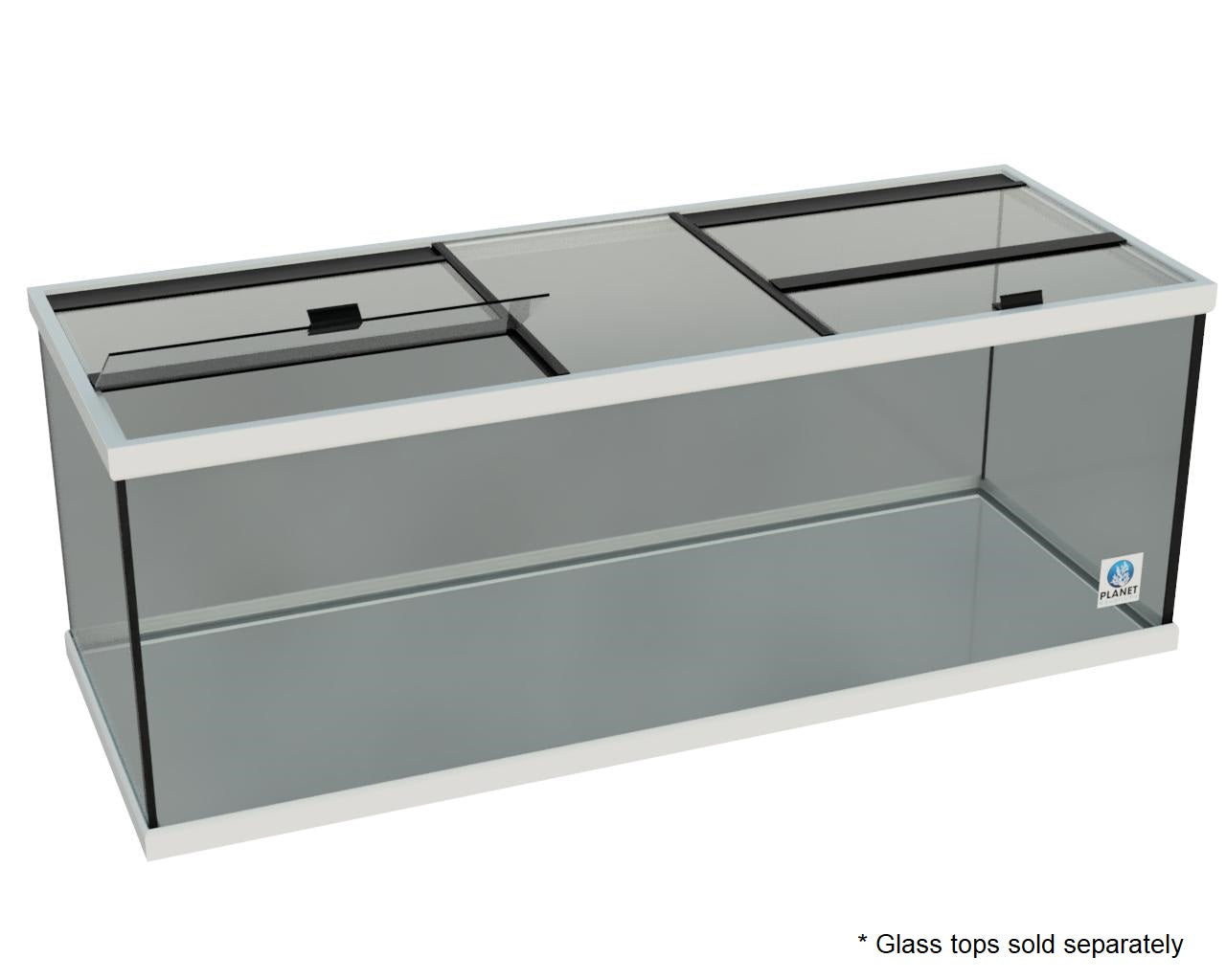 Planet Aquariums OceanVue 70 Show Trimmed - White Frames