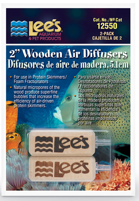 Lee's Aquarium Wooden Air Diffuser, 2"