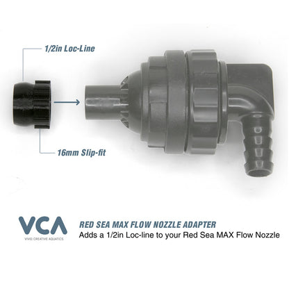 VCA Max - Slip-Fit Adapter (16mm to 1/2" Loc-Line)