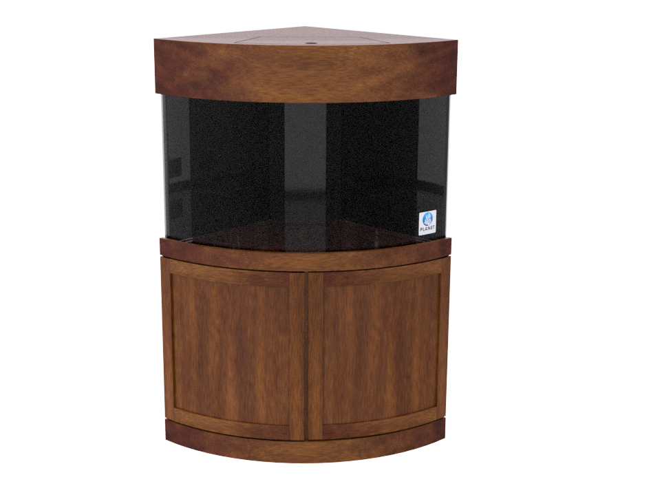 110 Corner Tank Kit Medium Oak