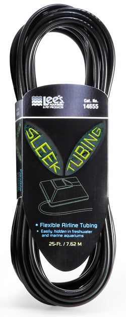 Lee's Aquarium Sleek Black Airline Tubing, 25'