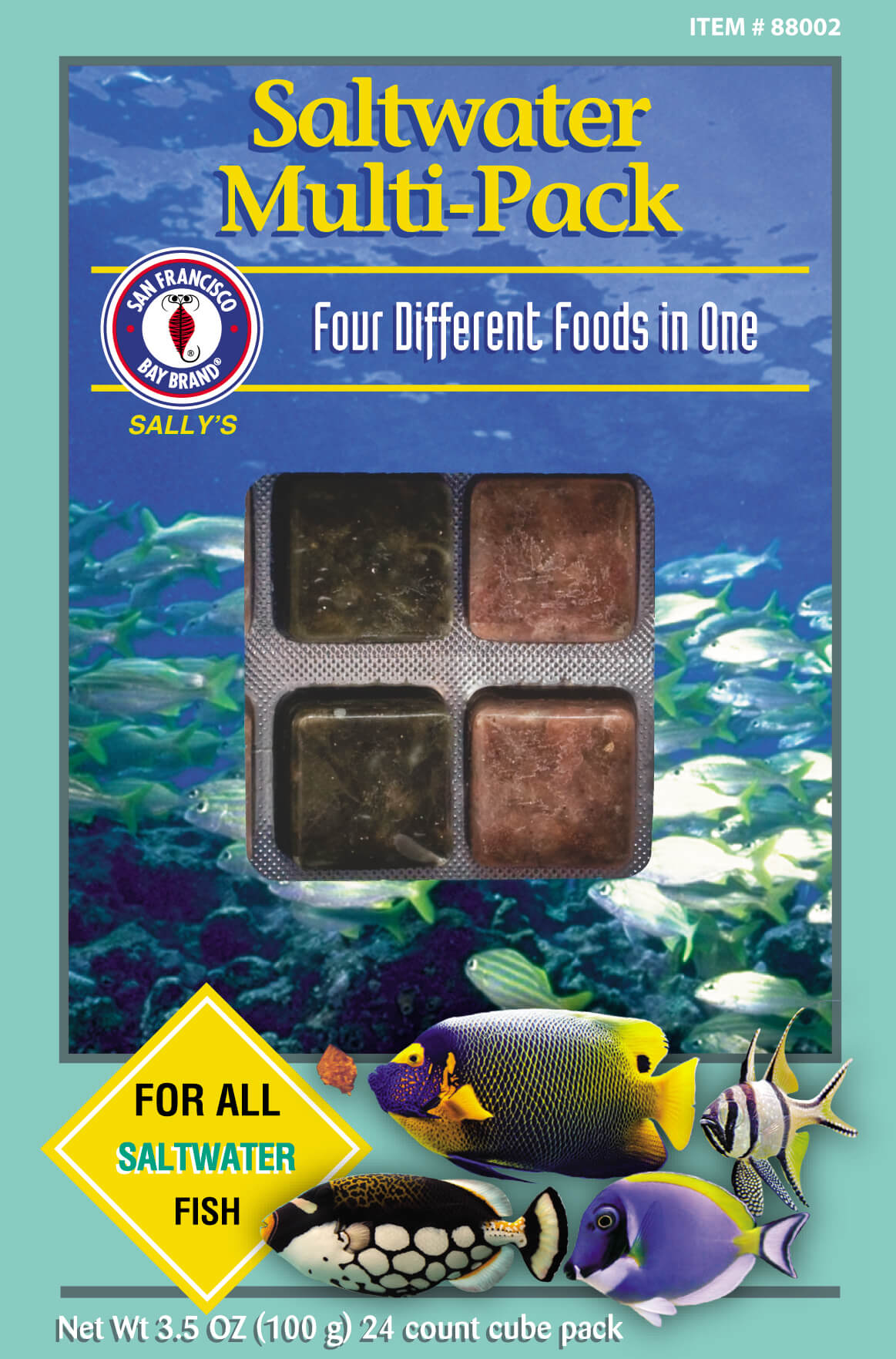 Saltwater Multi-Pack Cube 3.5oz (Frozen)