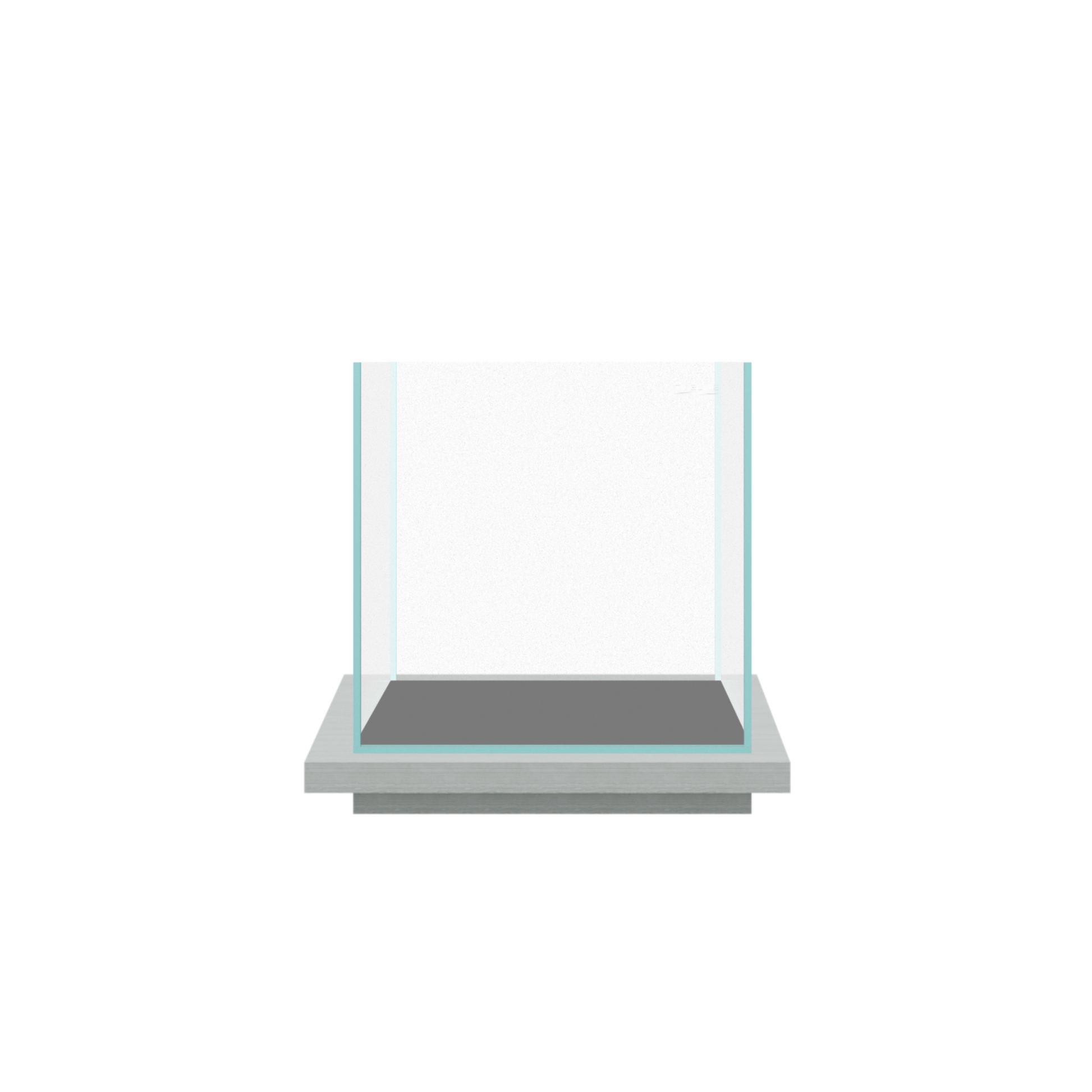 Tideline 4.1G Studio Cube Pedestal - Gray