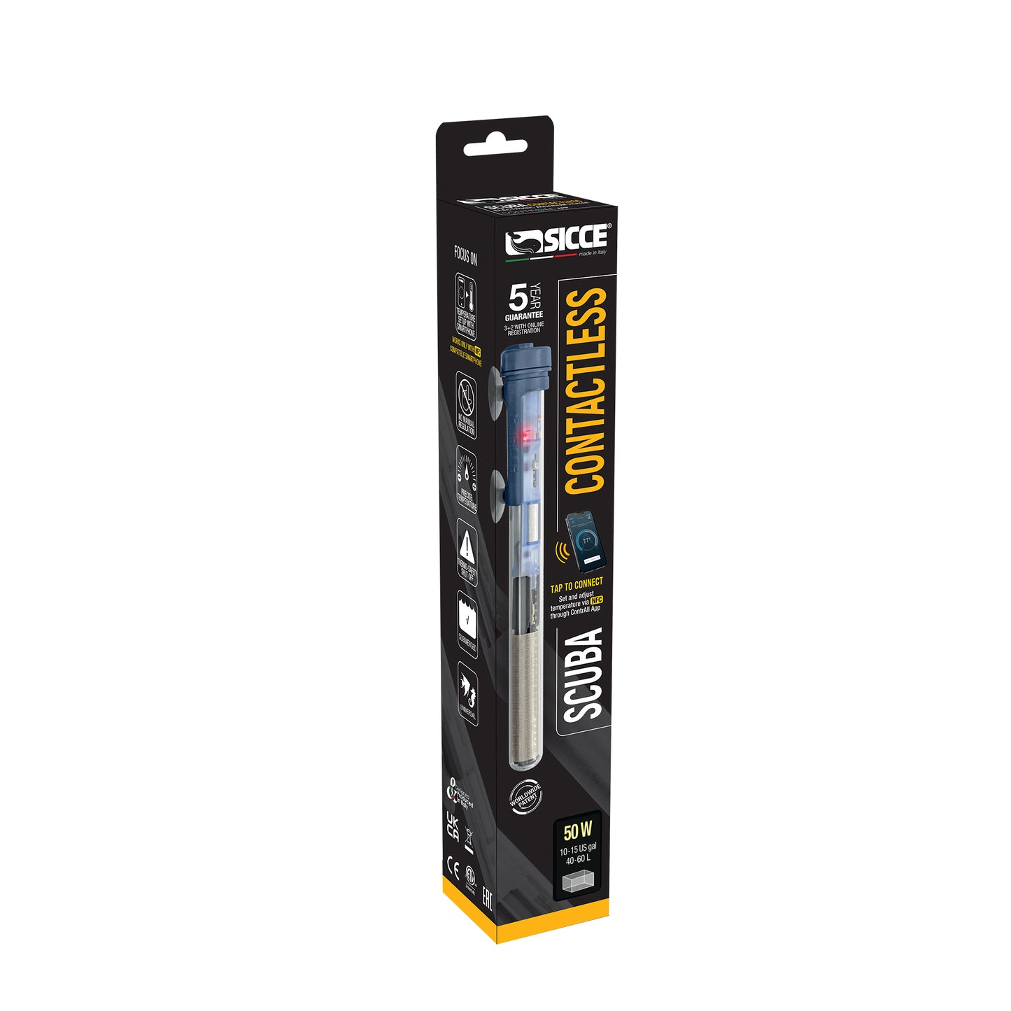 Sicce SCUBA ContactLess 50 Heater