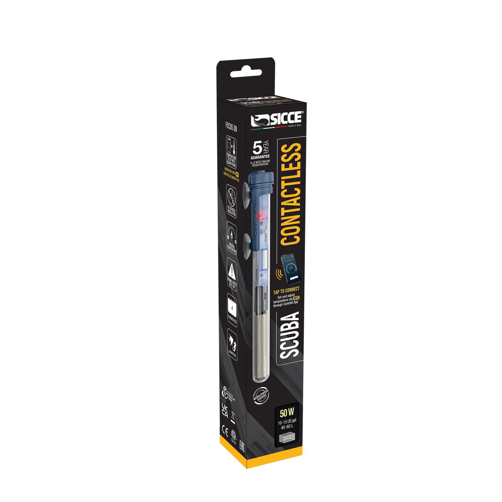 Sicce SCUBA ContactLess 50 Heater