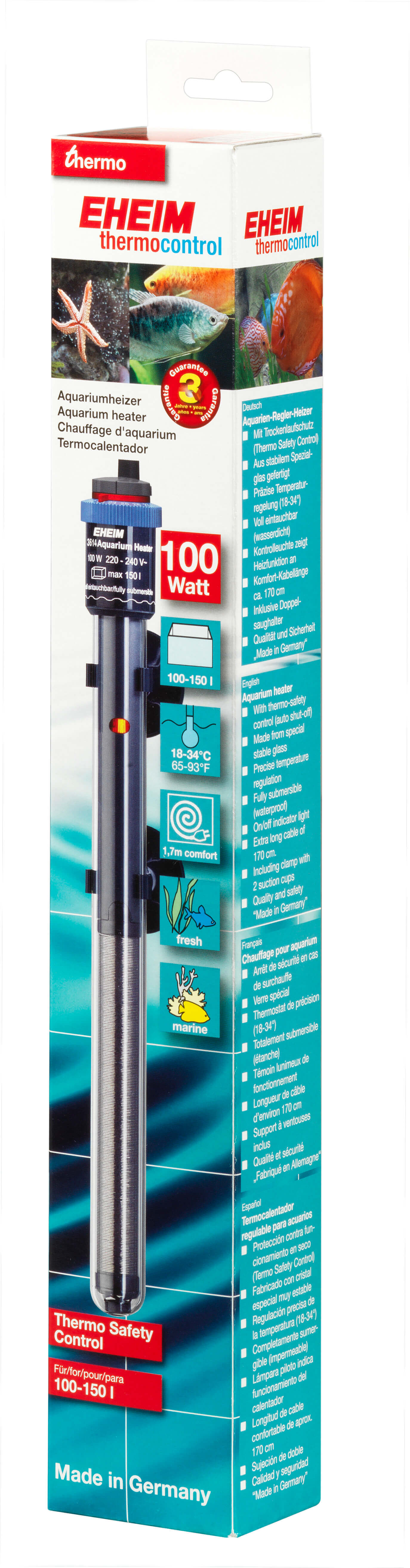 Jager 100W Submersible Heater