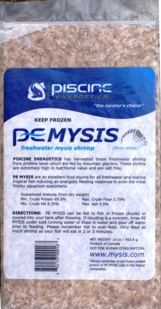 Piscine Energetics Mysis Shrimp Flatpack (Frozen)