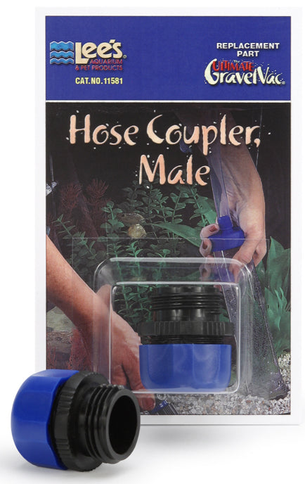 Lee's Aquarium The Ultimate Hose Coupler, Male