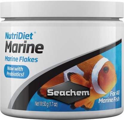 Seachem Laboratories Seachem NutriDiet Marine Flakes w/Probiotics