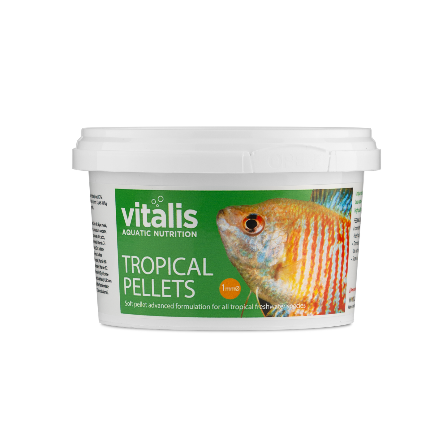 Fritz Fritz Vitalis Tropical Pellets 1mm 70 gm